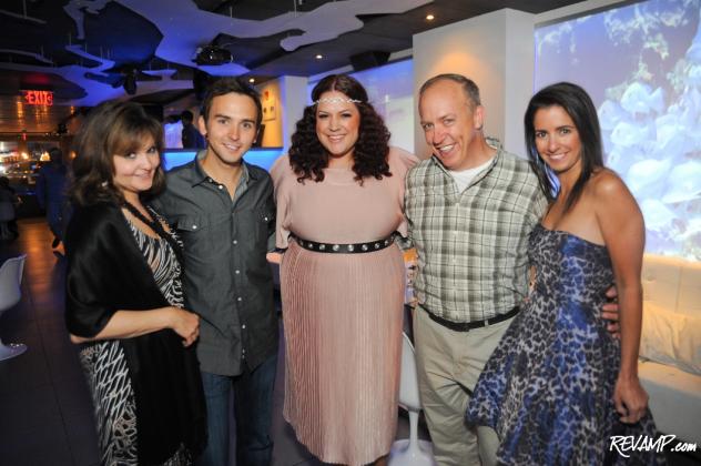 Tommy McFLY surrounded by his parents, Kelly Collis, and Erin Willett.